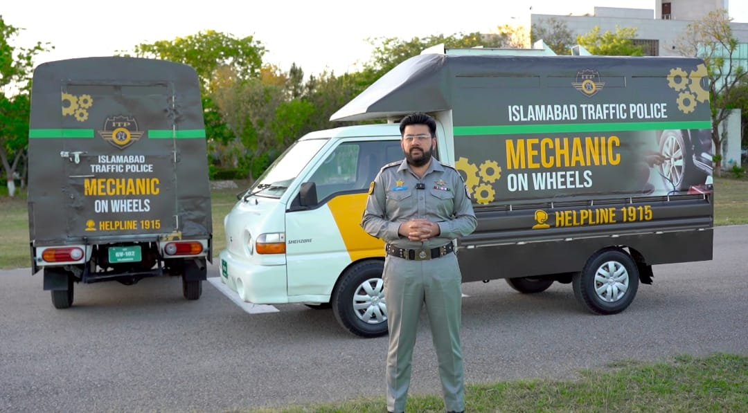 Islamabad Police initiates "Mechanic on Wheels" service for motorists