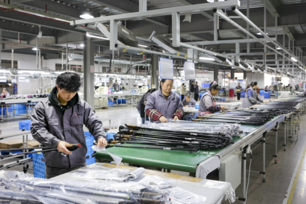 China's Ninghai county produces 60 percent of world's trekking poles