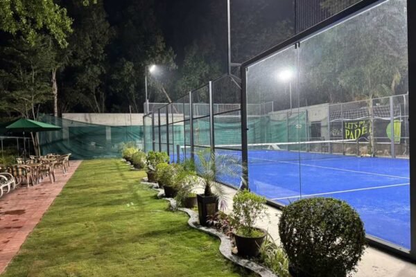 The Garden Padel club Lahore modern padel court Pakistan