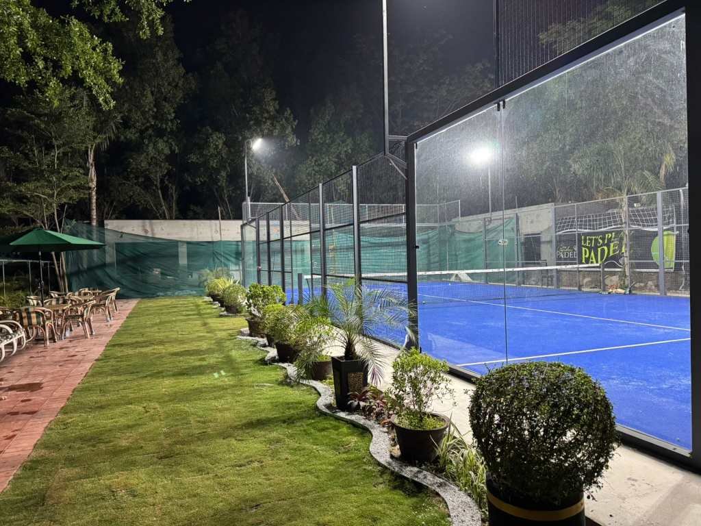 The Garden Padel club Lahore modern padel court Pakistan