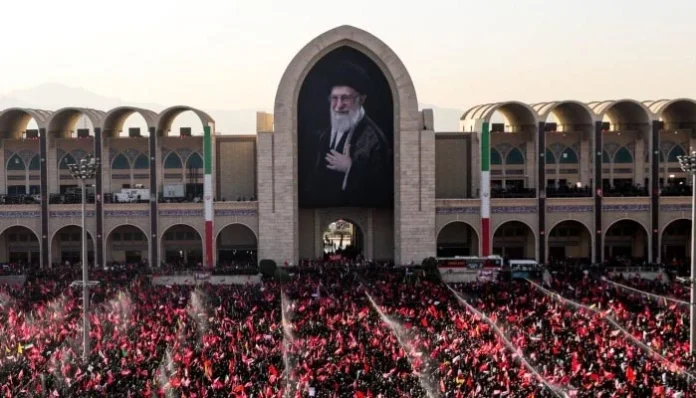 Funeral prayers for martyred Ayatollah Ali Khamenei, family members offered in Tehran