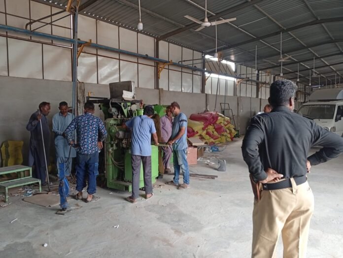 FBR officials sealed an illegal cigarette factory in Karachi and seized machinery, raw materials and finished cigarette stock.